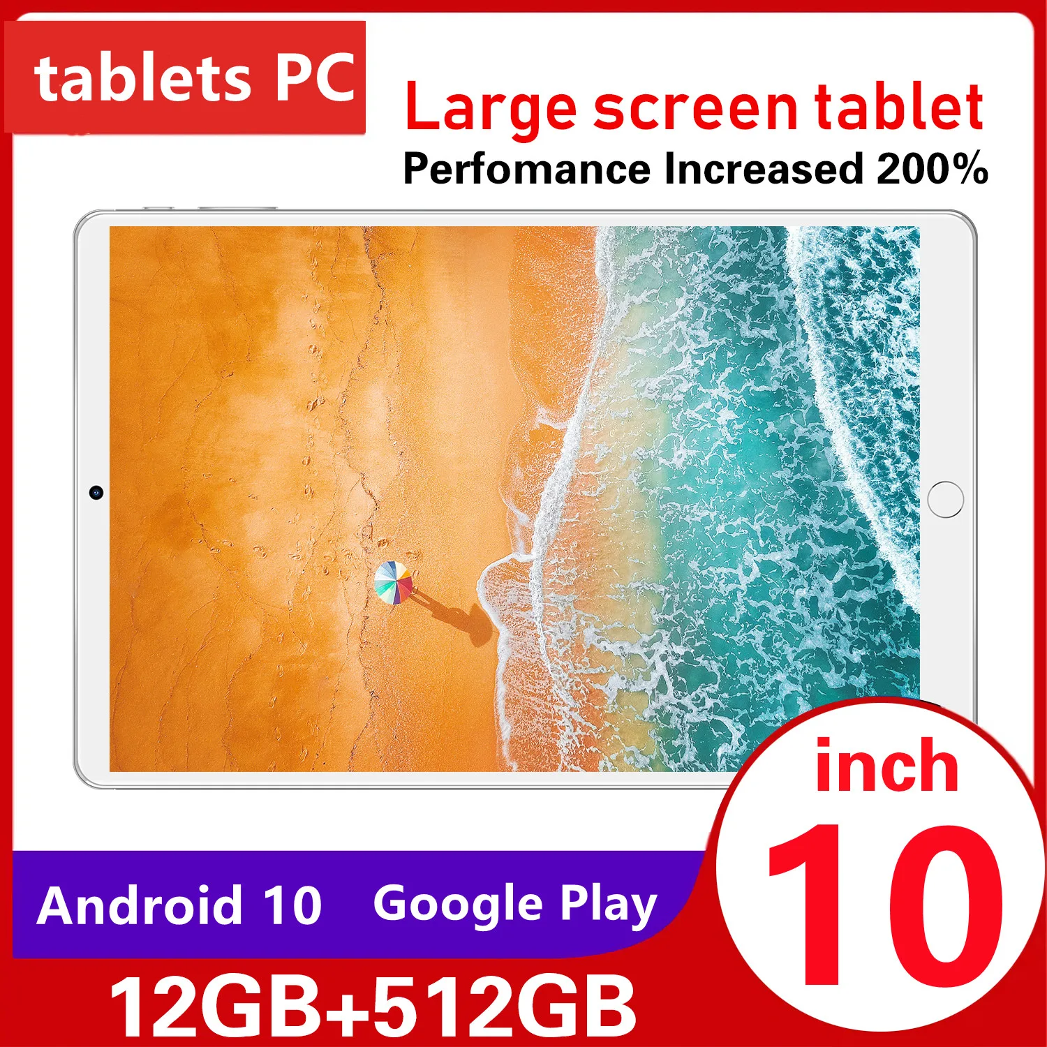 

Tablet 512., 11 inch Android .Android 10.0 Phone, Dual Talk, GPS, WIFI with 12GB RAM and 256GB ROM, Google Play Speaker