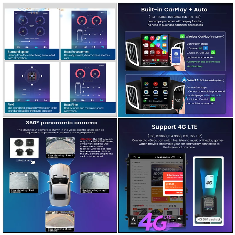 8G+128G 2 Din Android 11 Для Tesla Стиль Автомобильное Радио Hyundai Sonata 8 YF 2010-2015 Мультимедийный