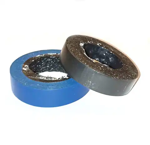 Изолента ПВХ синяя, черная 15мм х 10м, 1упаковка 20 штук