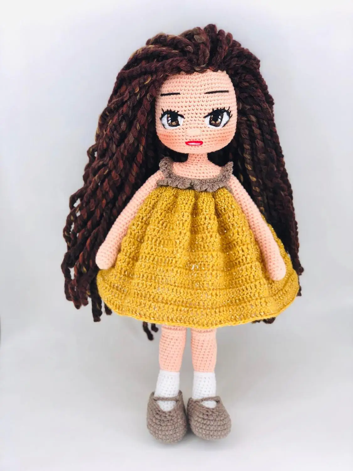 Амигуруми органические вязаная игрушка для маленьких девочек|Куклы| |