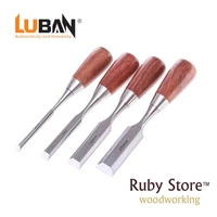 bevel edge chisel set of 4pcs qiangsheng luban woodworking chisels in a wooden box fine woodworking
