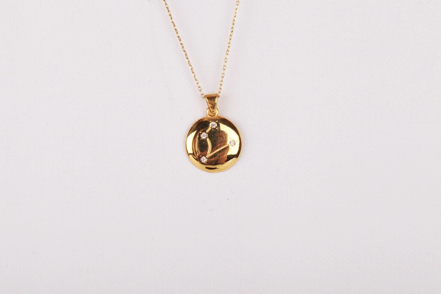 

Колье из серебра с золотым покрытием UM US JEWELRY Piscean
