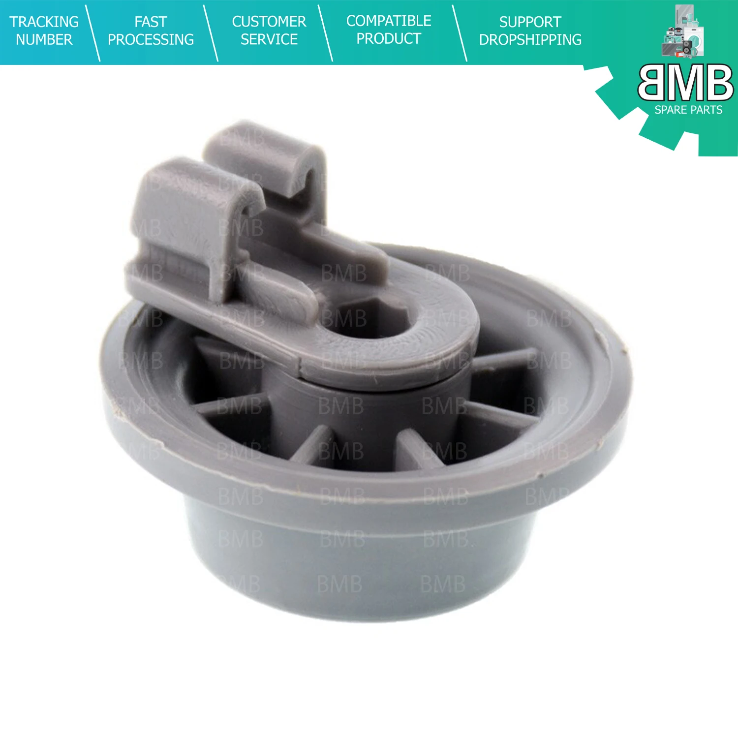 Нижнее колесо для посудомоечной машины Bosch Siemens Profilo 00611475 611475 с роликами 1 упаковка