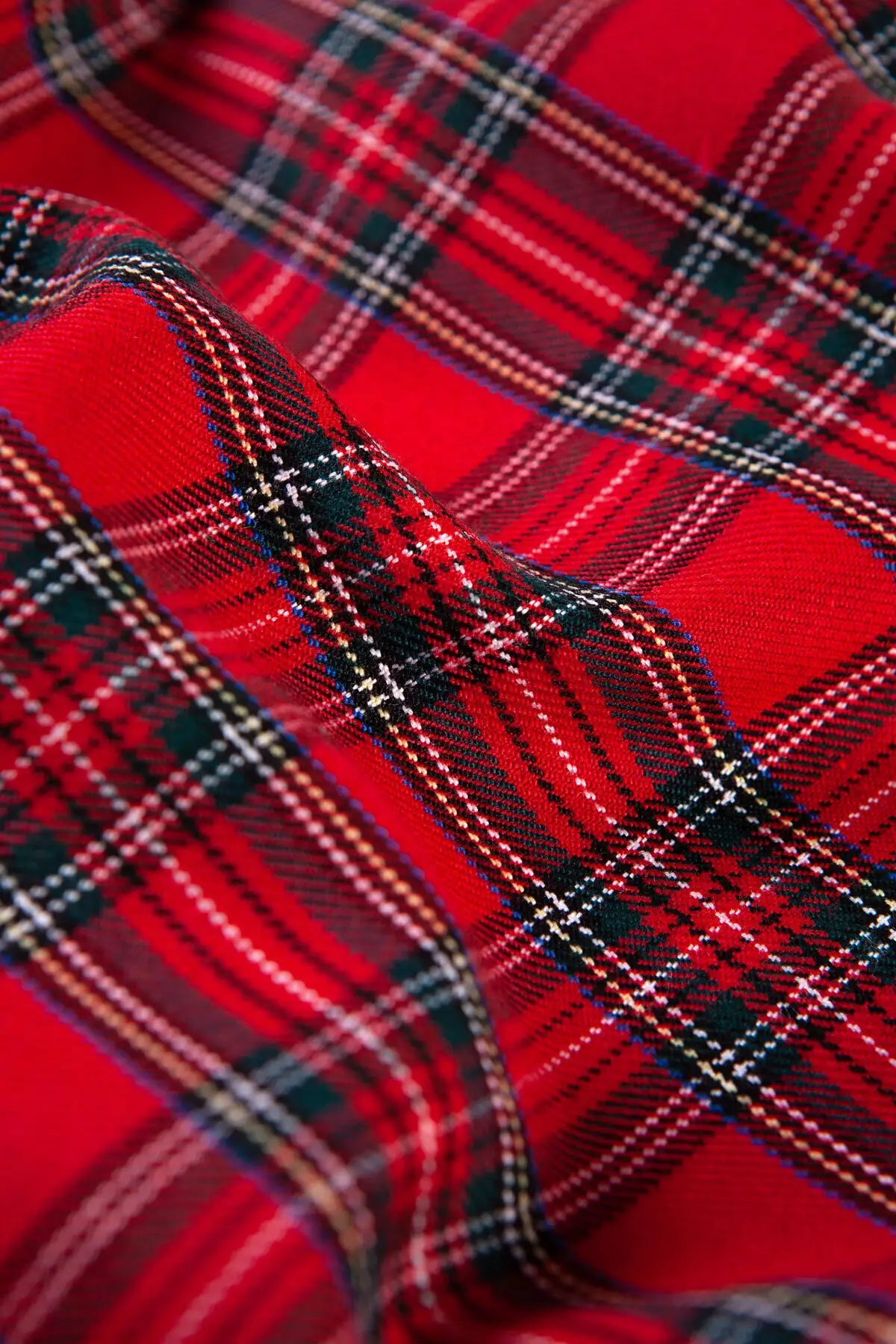

FS All Patterns 100cmx150cm Ecossaise Plaid Fabric Christmas Tartan Scottish Polyester Viscose Yarn Twill Pleated Skirt Uniform