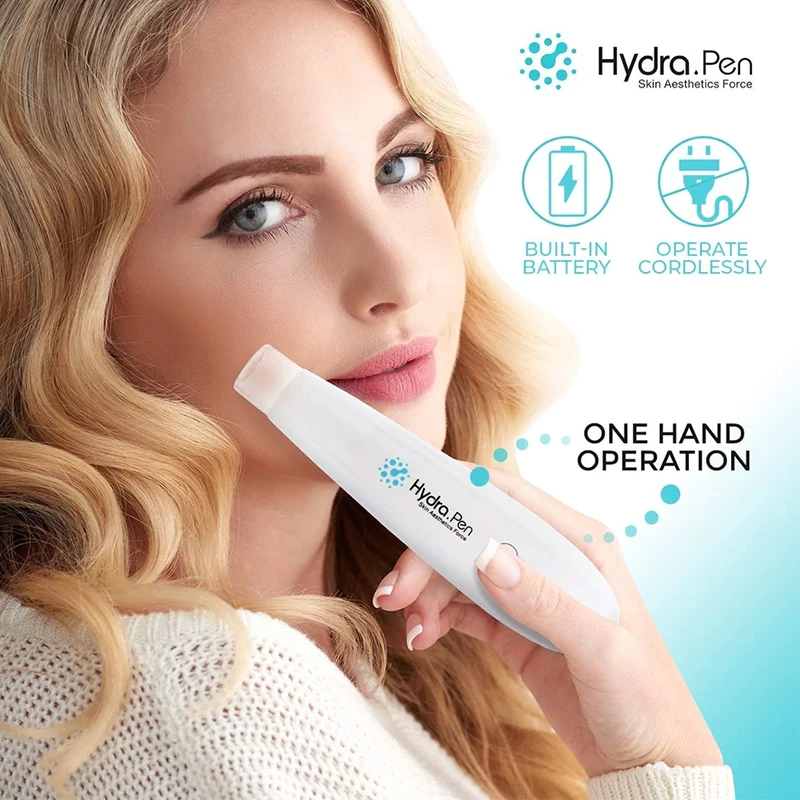 Free Shipping Hydrapen H2  BBLips Hydrapen Arrivals With Hydrapen Needles 2in1 Filler Pen HydraRoller With 20pcs Free Mix Needle