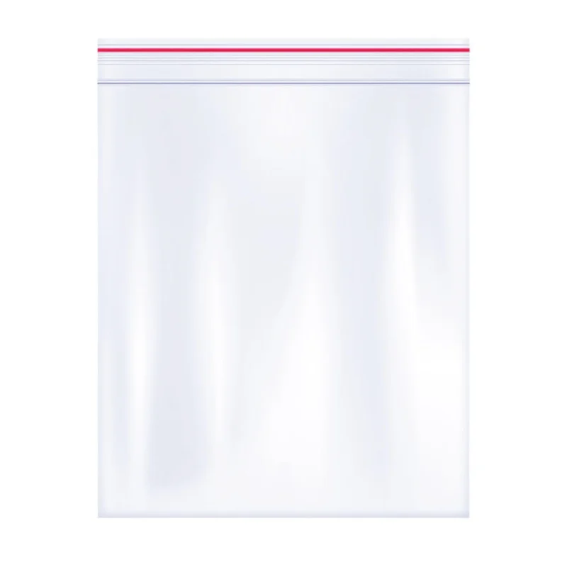 Пакеты прозрачные полиэтиленовые 30мкм с замком зип лок на молнии количество