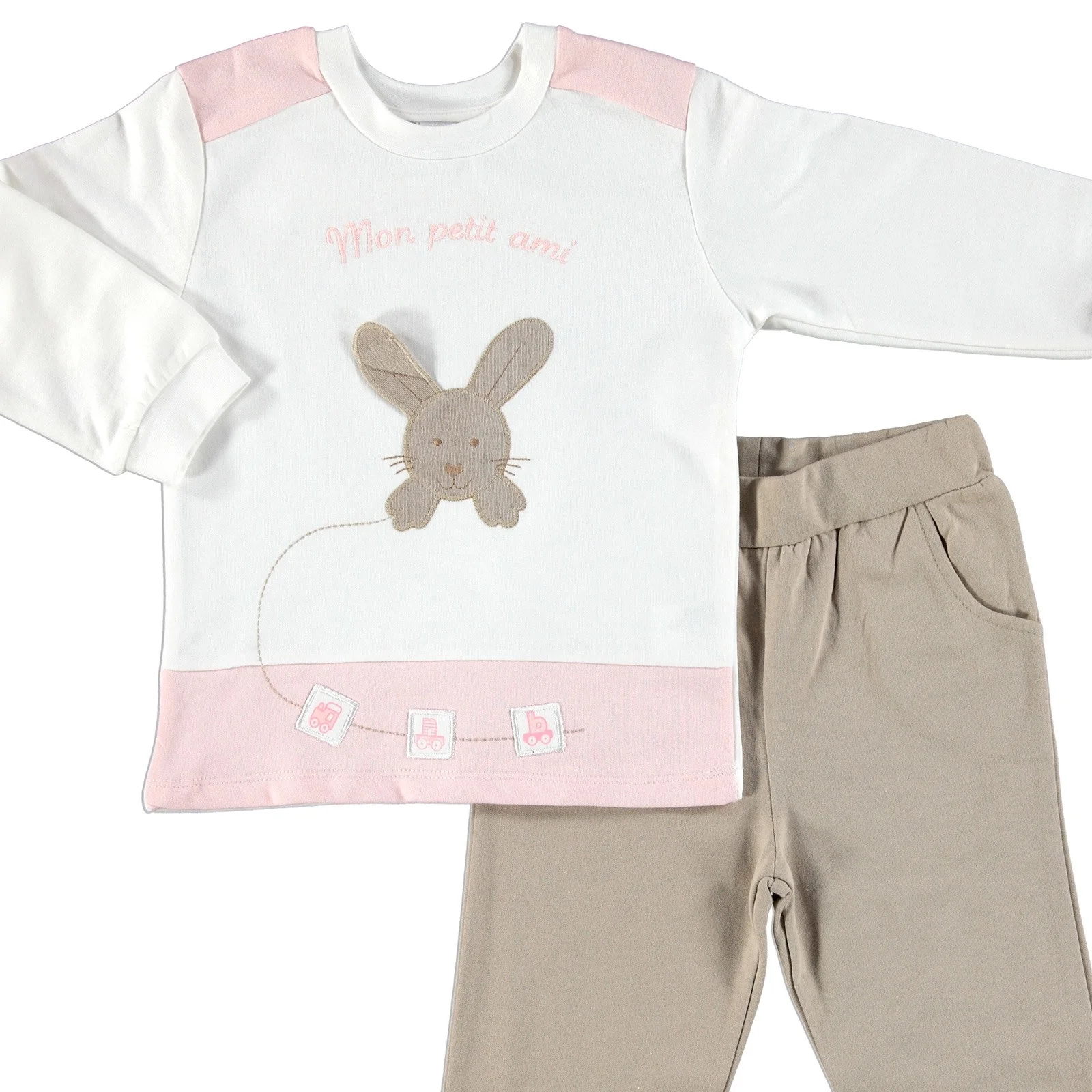 Ebebek HelloBaby/детский спортивный костюм с кроликом |