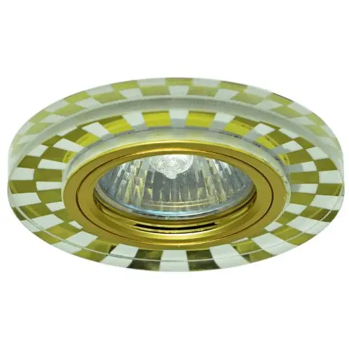 IL.0026.4071 Светильник MR16+LED встраиваемый G/YEllOW MATT 35Вт+LED 3Вт|Светодиодные светильники