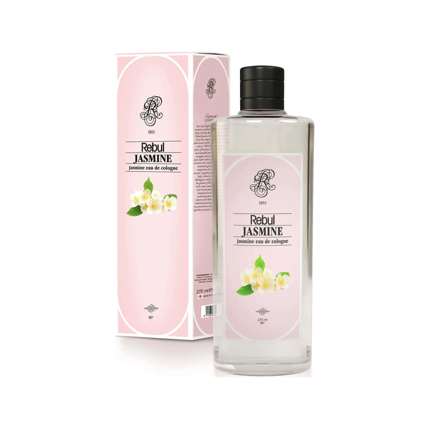 

STUNNING WITH ITS WONDERFUL SMELL Rebul Jasmine - Jasmine Cologne 270 Cc (Glass Bottle) FREE SHİPPİNG