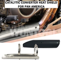 motorcycle heat insulation cover for pan america 1250 pa1250 exhaust muffler pipe heat shield catalytic converter heat shield
