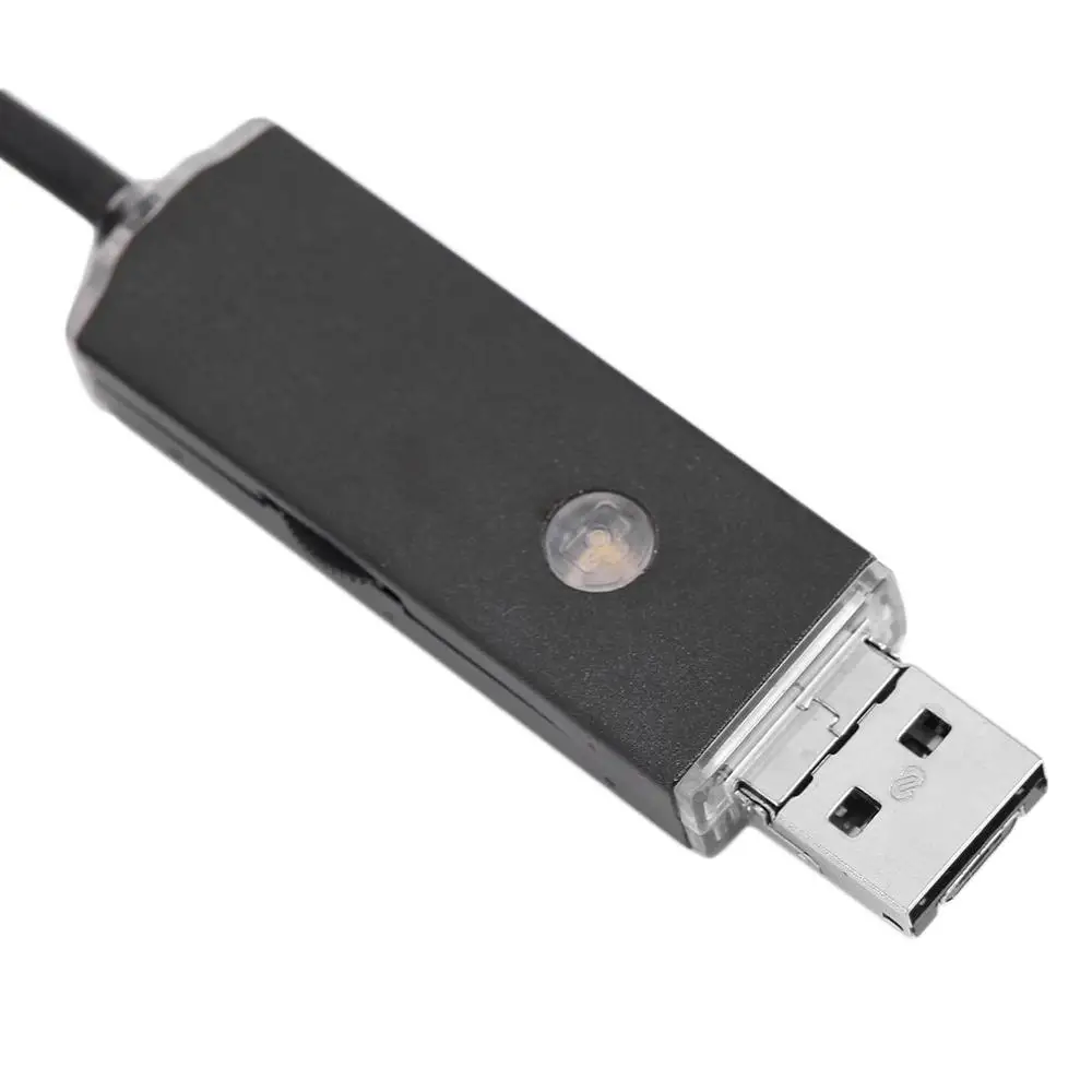 Водонепроницаемый телефонный эндоскоп IP67 диаметр линзы 5 мм двойной интерфейс USB