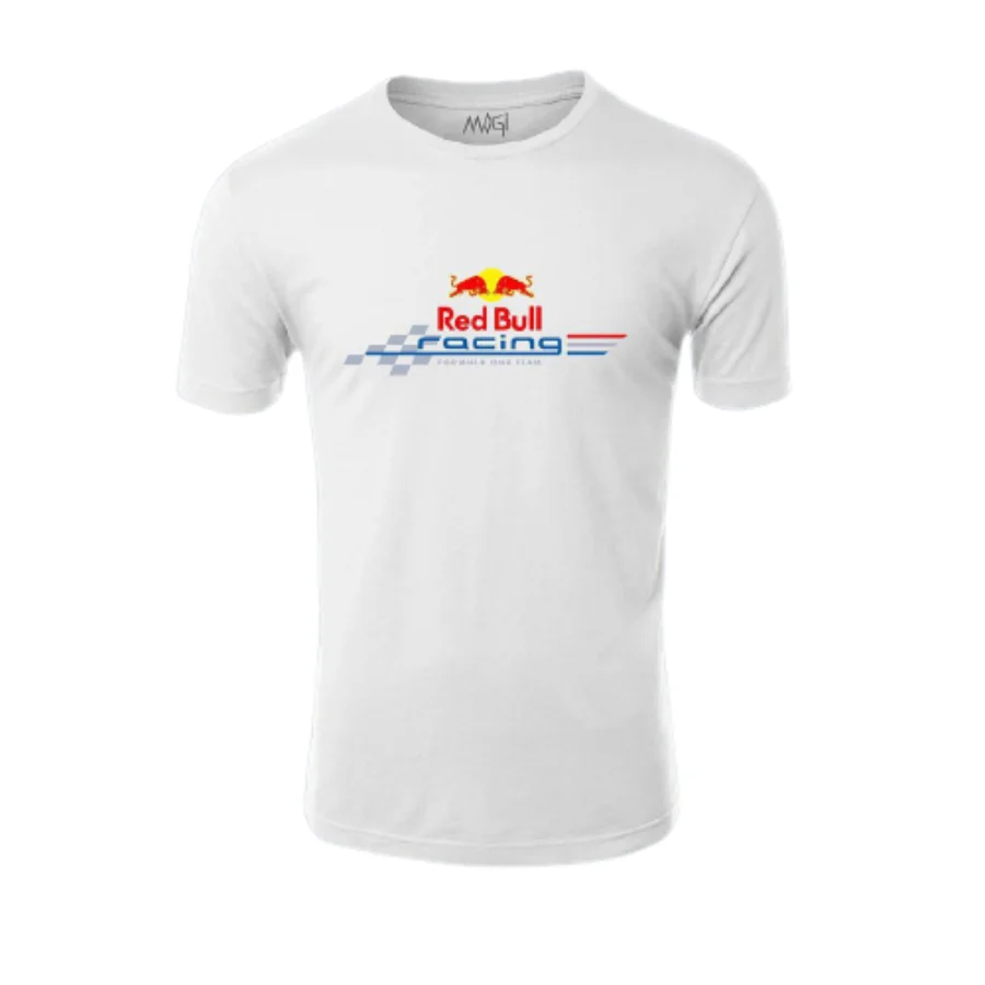 

New Fashion Spring Men's O neck Short Sleeve Tshirt Redbull Racing Printed 100% Cotton Casual Crew Neck Summer T-shirt