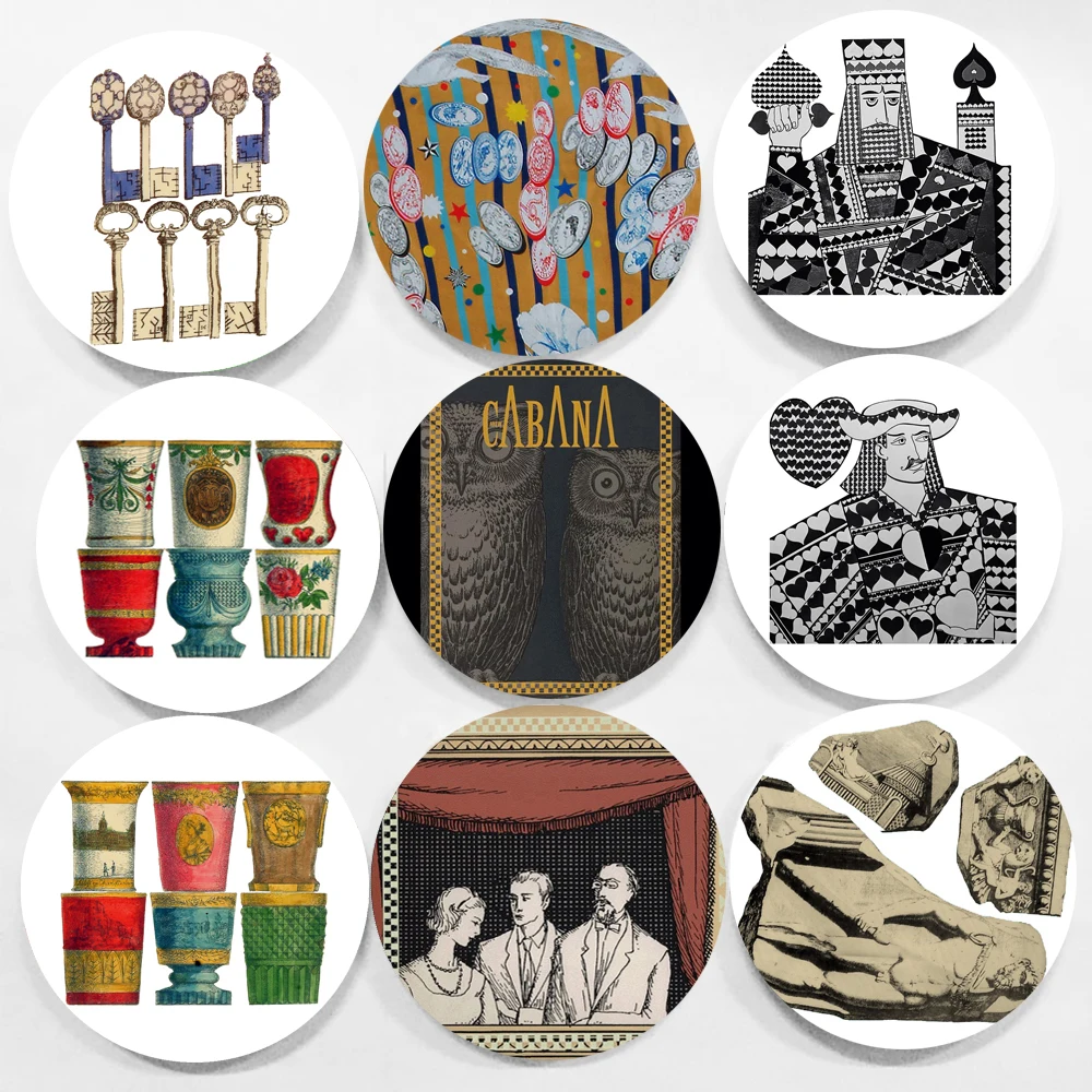 Настенная тарелка с изображением Милана декоративная керамическая для дома