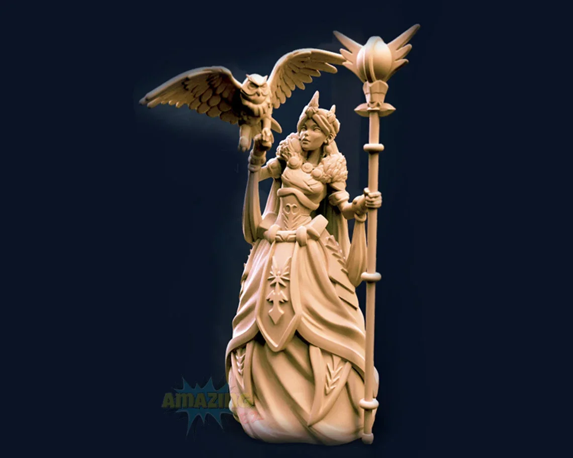 Друид женский волшебный человеческий Warlock ведьма клерикальный волшебник