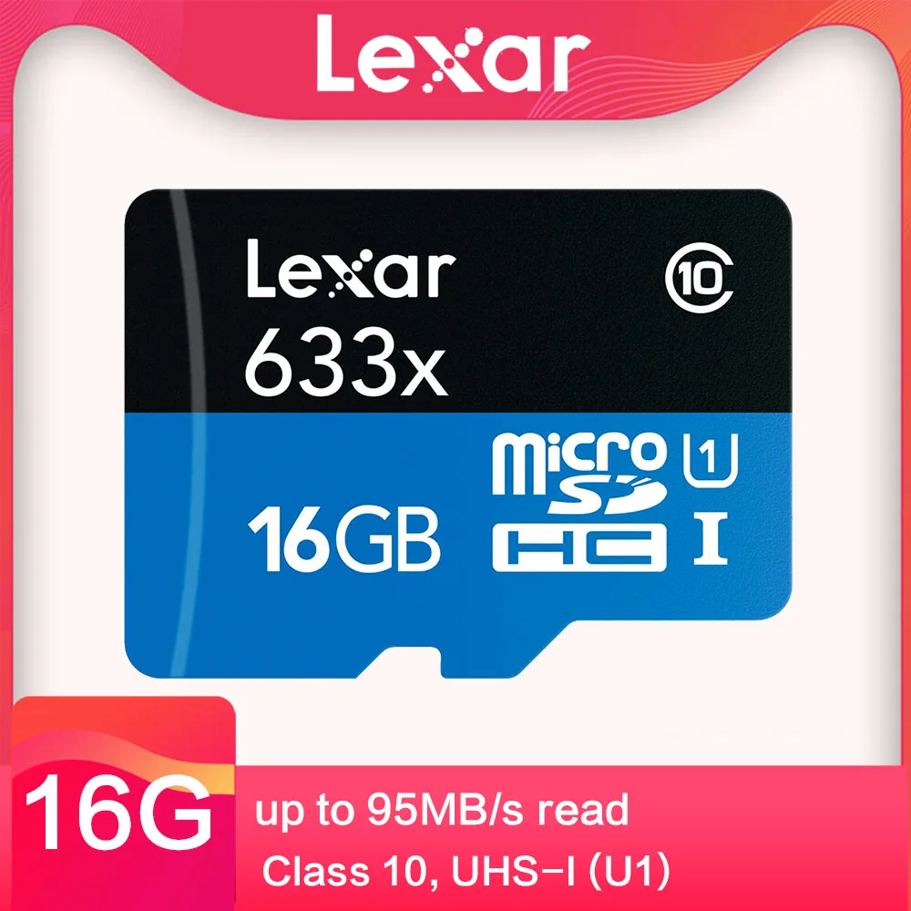 Оригинальная SD карта Lexar 128 ГБ 256 512 класс 10|Карты памяти| |