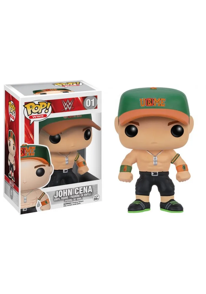 Новая Виниловая фигурка FUNKO POP CULTURE WWE WRESTLING JOHN CENA GREEN CAP! | Игрушки и хобби