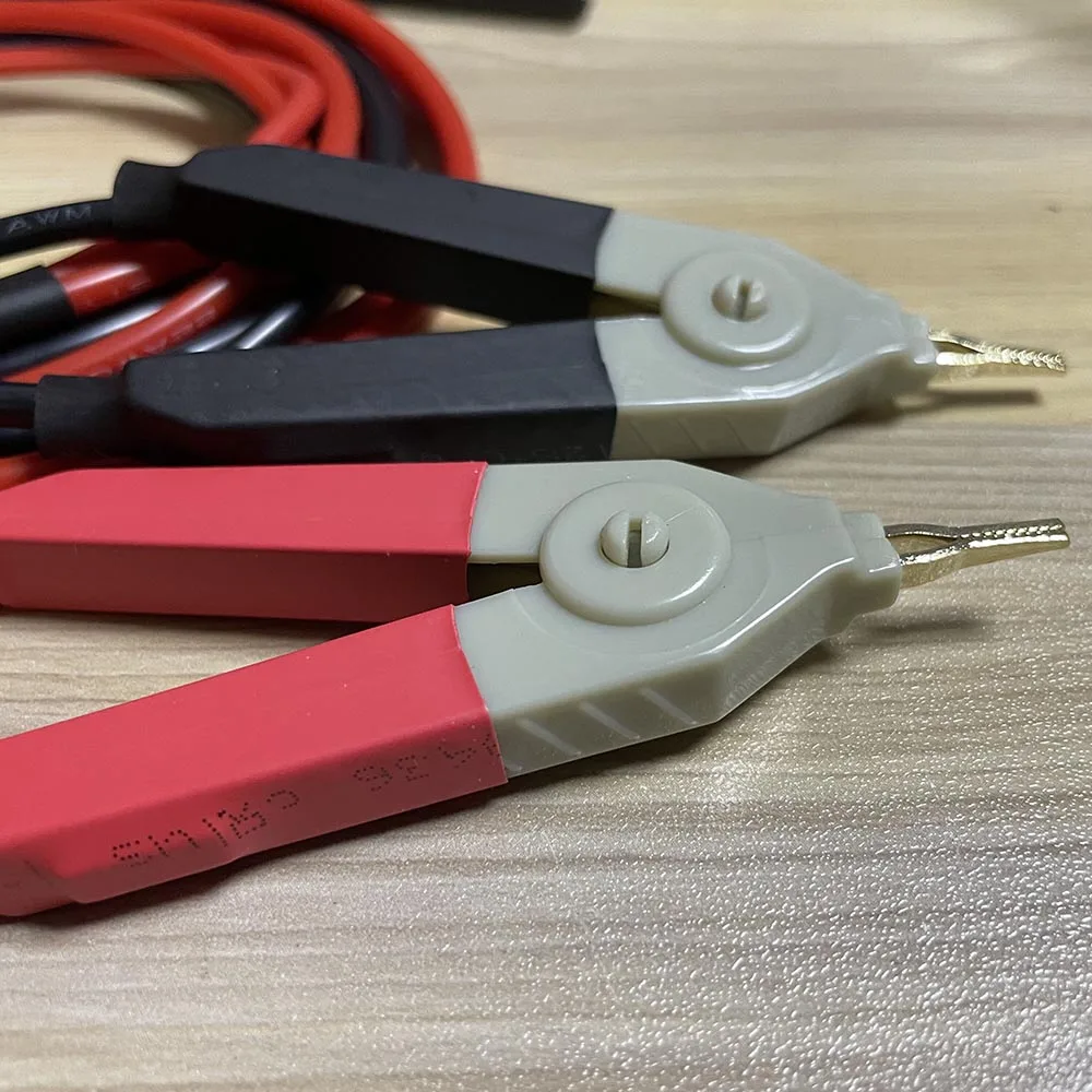 M172 проверка счетчика LCR подводящего провода кабельный зажим терминал 4 Кельвина