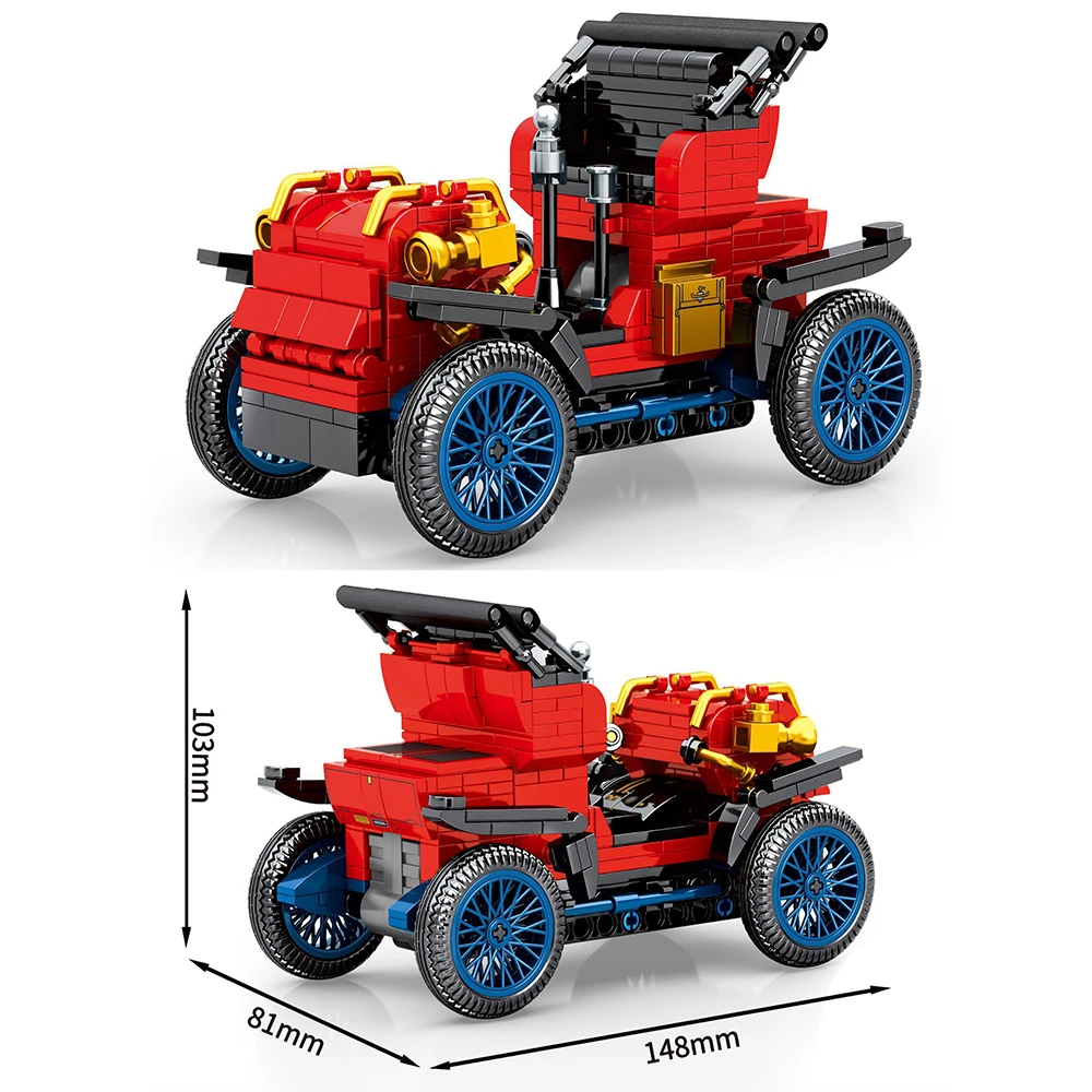 

Новая высокотехнологичная супер-машина Duryeaing Runabout L модель кирпичей MOC Классическая Ретро винтажная Строительная игрушка для детей Подарки