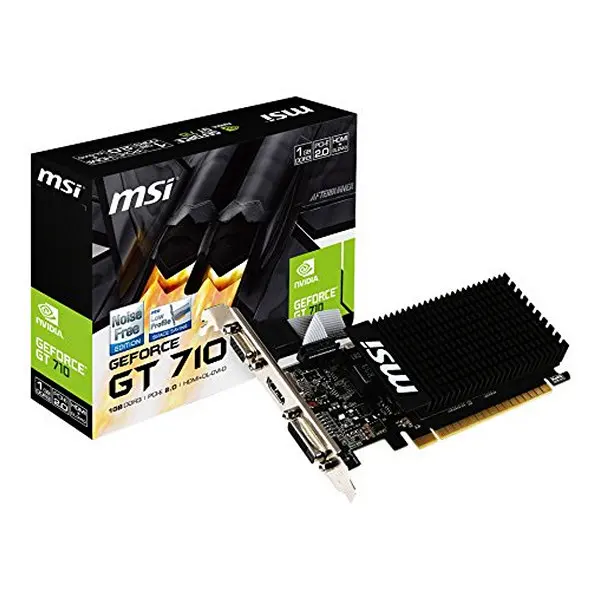 Видеокарта MSI VGA NVIDIA GT 710 1 ГБ DDR3|Видеокарты| |