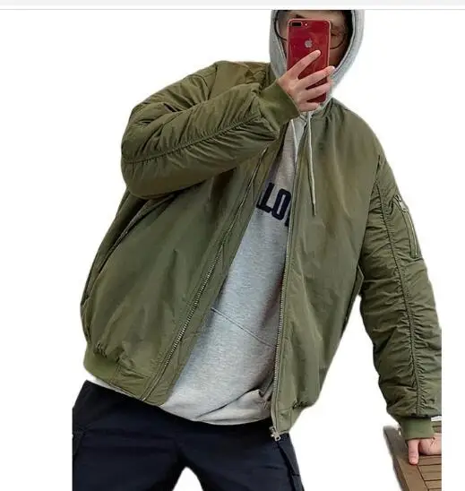 2022 kanye west new autumn and winter jacket men's pilot casual Homme all-match street tide tyga baseball uniform | Мужская одежда