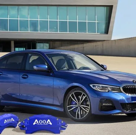 Пара чехлов для суппорта тормозного диска из алюминиевого сплава BMW|Тормозной