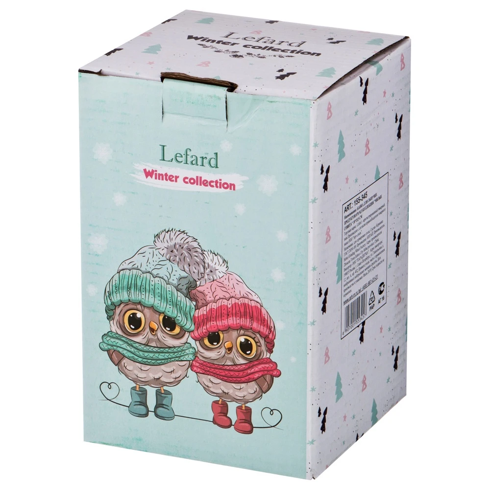 Арт.: 155 345 БАНКА ДЛЯ СЫПУЧИХ ПРОДУКТОВ 950 МЛ  КОЛЛЕКЦИЯ МИЛЫЕ СОВЯТА 10*15 5...|Бутылки