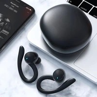 bluetooth compatible headphone wireless sports earphone ipx7 waterproof low gaming delay headset earbuds earhook with microphone