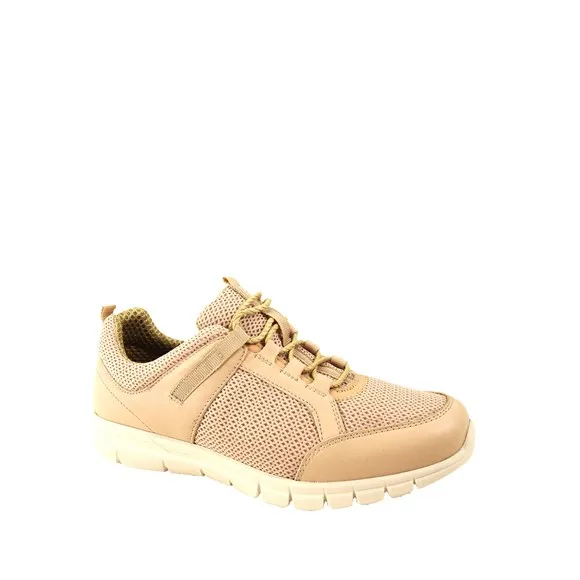 

Forelli Women Genuine Leather Beige Comfort Shoes 53502 Made in Turkey Sneaker Slipper Sandal Anatomical Shoes Expert