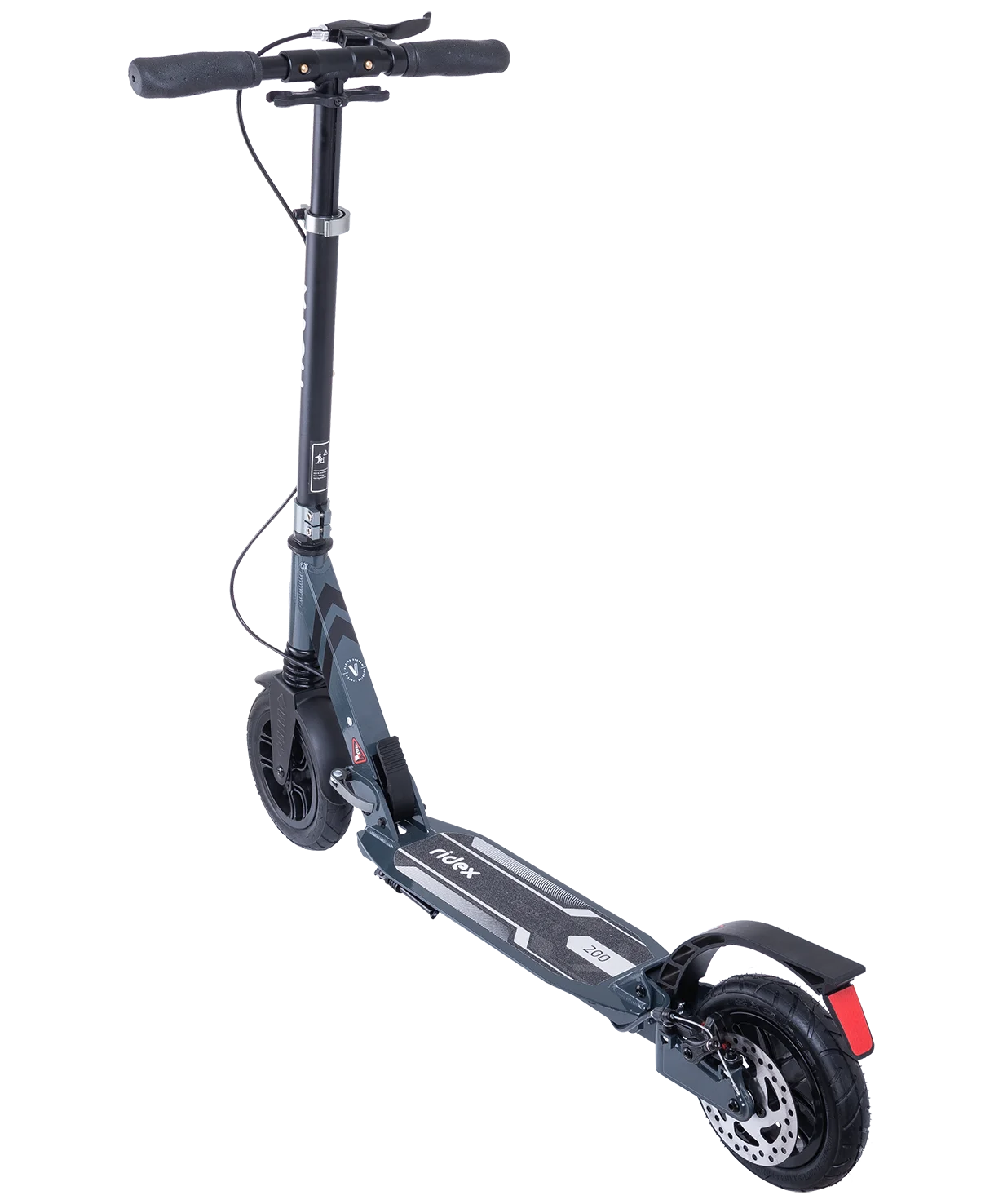 Kick scooter 2-колесный route 200mm disc brake Black kick children | Спорт и развлечения