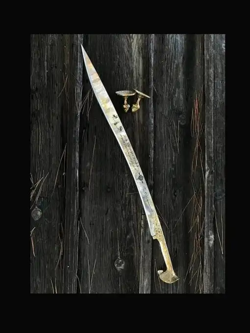 

Brass Yataghan Sword High Quality Hand Made Sword