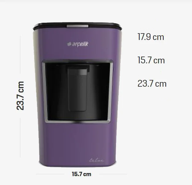 K 3300 черная мини кофейная площадка в турецкой кофемашине Турецкая Кофеварка