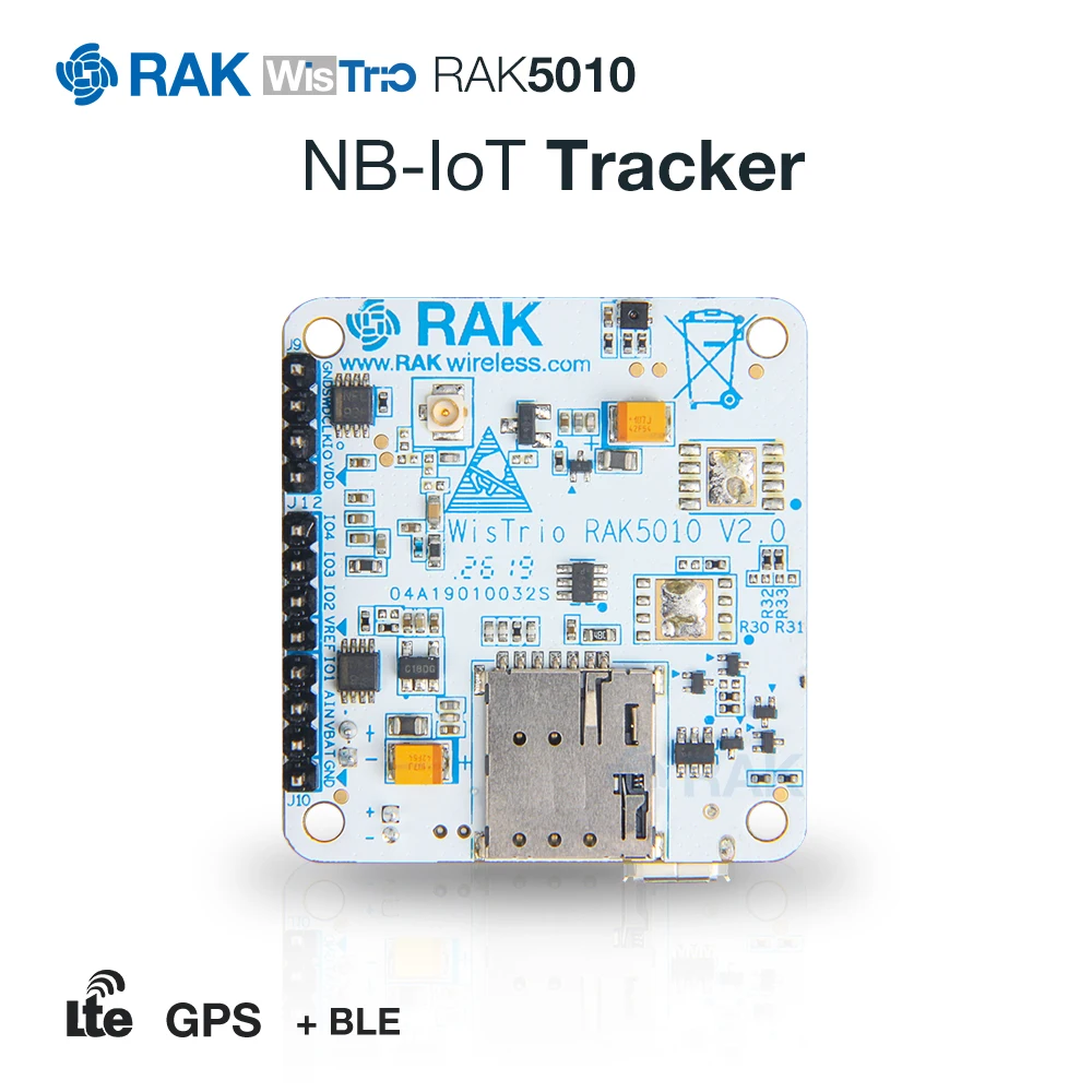 Трекер WisTrio NB IoT Pro | RAK5010 интегрирует LTE CAT M1 & NB1 GPS BLE и датчики RAKwireless|Компьютерные