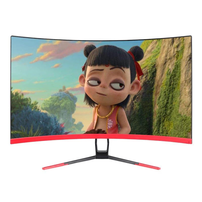 

27 32 Inch 1920*1080 2K 75HZ 144hz 250cd/m2 Frameless LED Curved Screen Pc Gaming Monitor