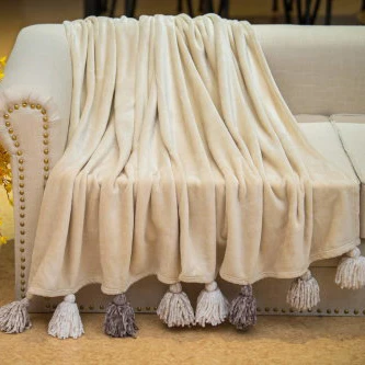 Tassel плед 160х220 220x230 Delicatex|Шаль| |