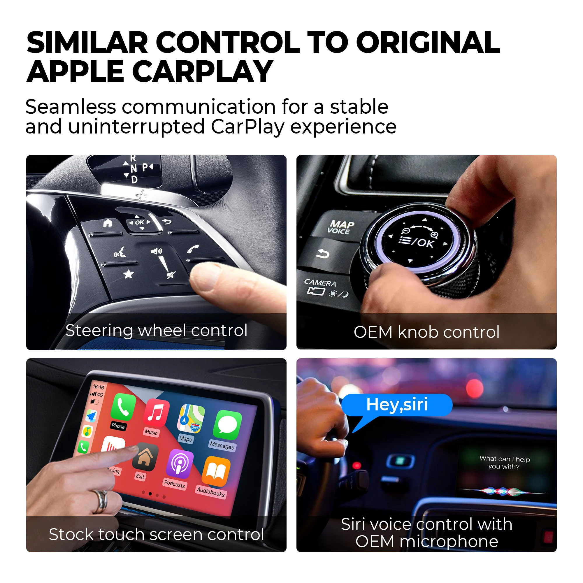 U2-Now беспроводной адаптер CarPlay для оригинального автомобиля поставляется с