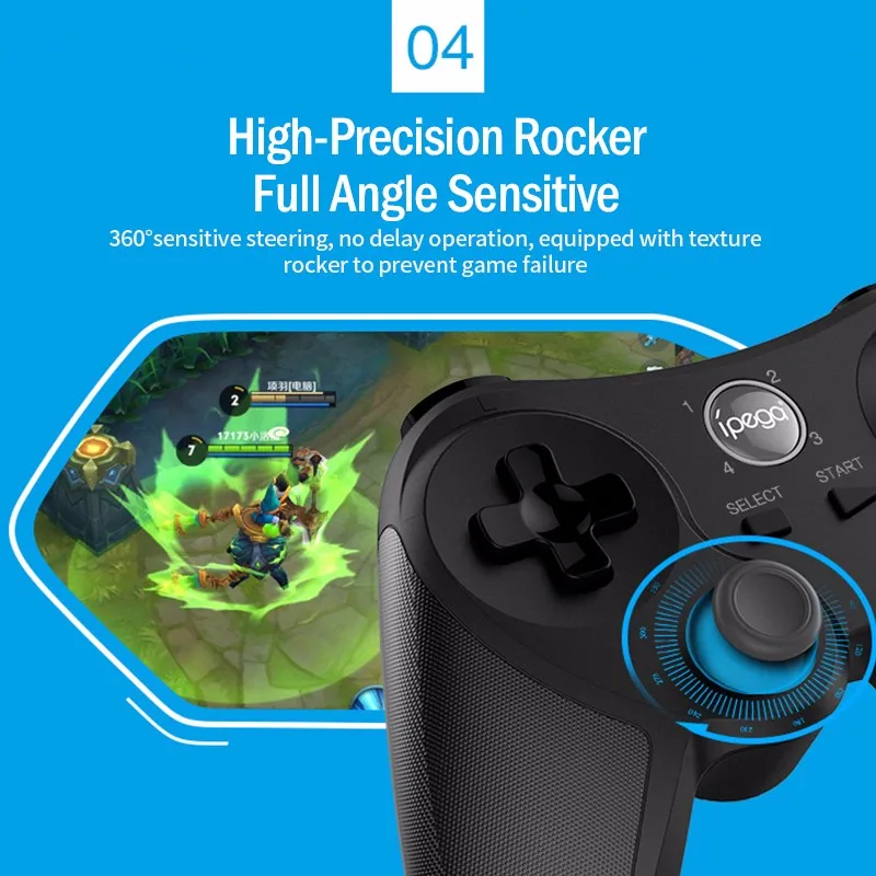 IPEGA PG-9157 беспроводной Bluetooth геймпад джойстик с кронштейном для PUBG игровой контроллер Джойстик для IOS Android смартфон