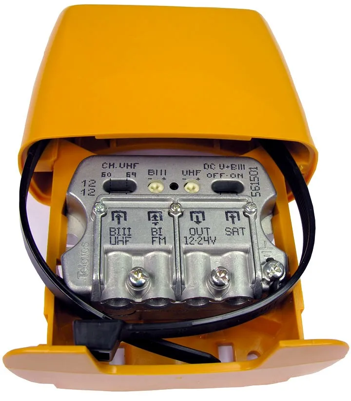 ТВ усилитель Mastil 29dB UHF FM SAT 4G-LTE |