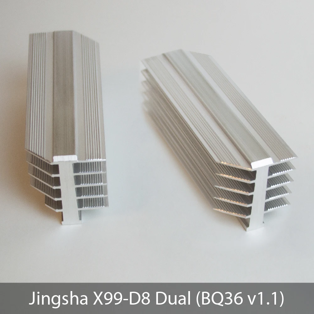 Радиатор охлаждения VRM для материнских плат Jingsha Dual (BQ36 v1.1) и SZMZ X99 Z8 V2.0) - купить по