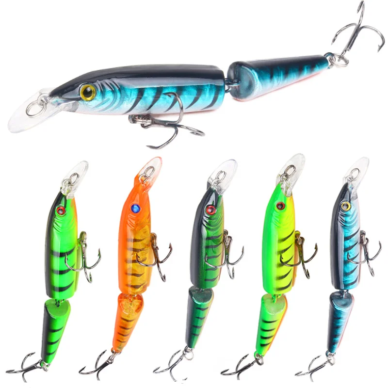 

1 Pcs Bait sections of hard bait 9g/10.5cm swing simulation hard bait Fishing lures