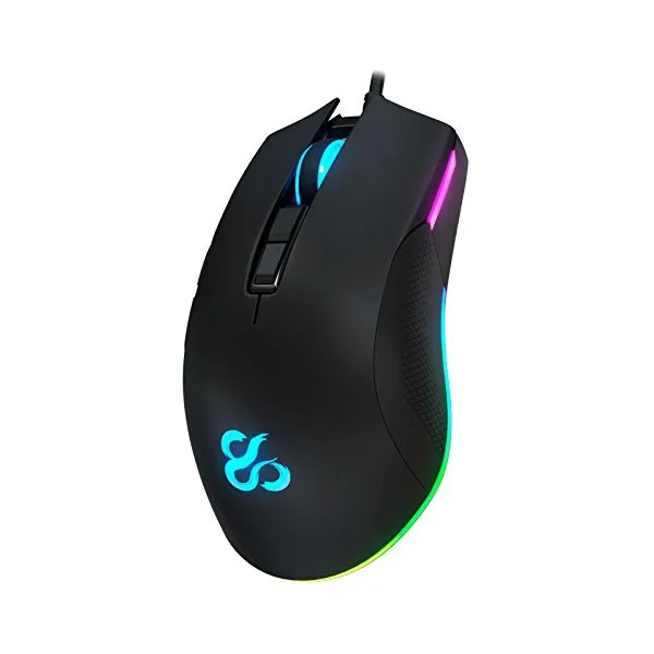 Мышь игровая светодиодсветодиодный Newskill Eos RGB 16000 точек/дюйм Черная | Компьютеры и