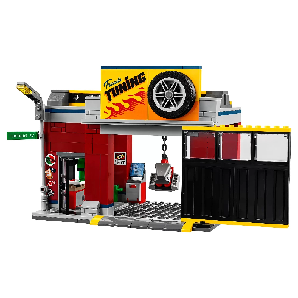 Конструктор LEGO City (Сити) 60258 Turbo Wheels Тюнинг-мастерская 6+ | Игрушки и хобби