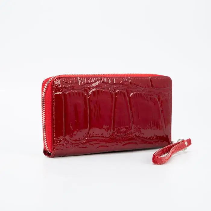 Wallet female 3 Department of zipper color red |