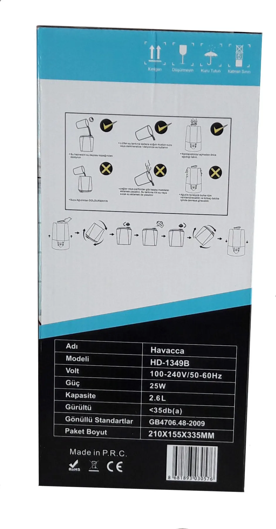 Ультразвуковой увлажнитель холодный пар 2 8 л с пультом дистанционного