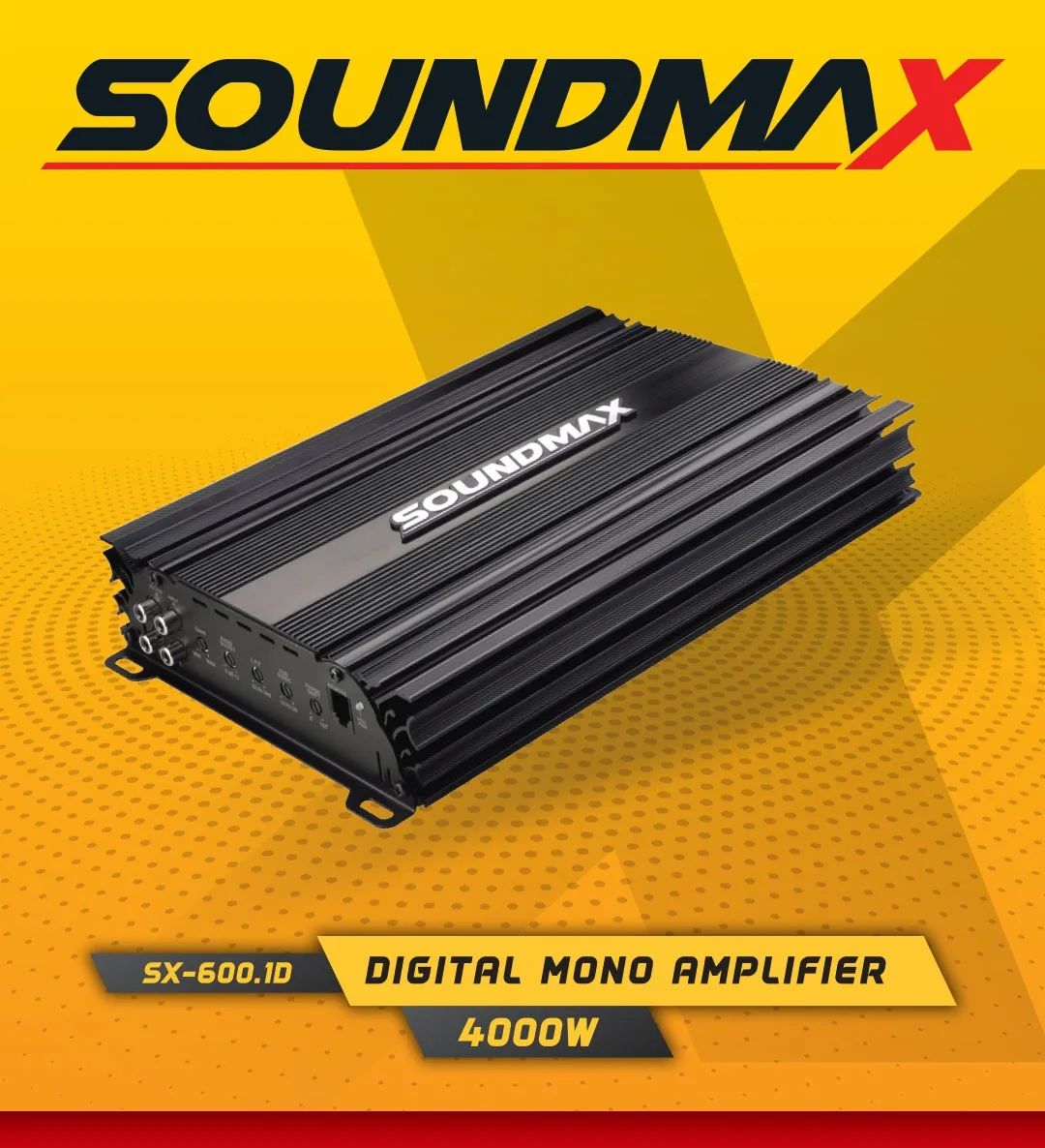 

SX-600.1D DIGITAL MONO CAR AMPLIFIER 1 CHANNEL