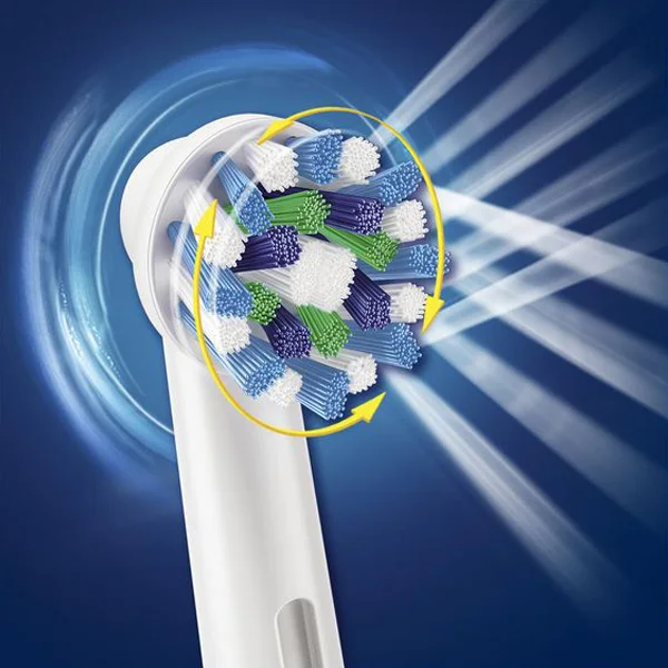 Электрическая зубная щетка Oral-B 600 Pro белый оранжевый | Красота и здоровье