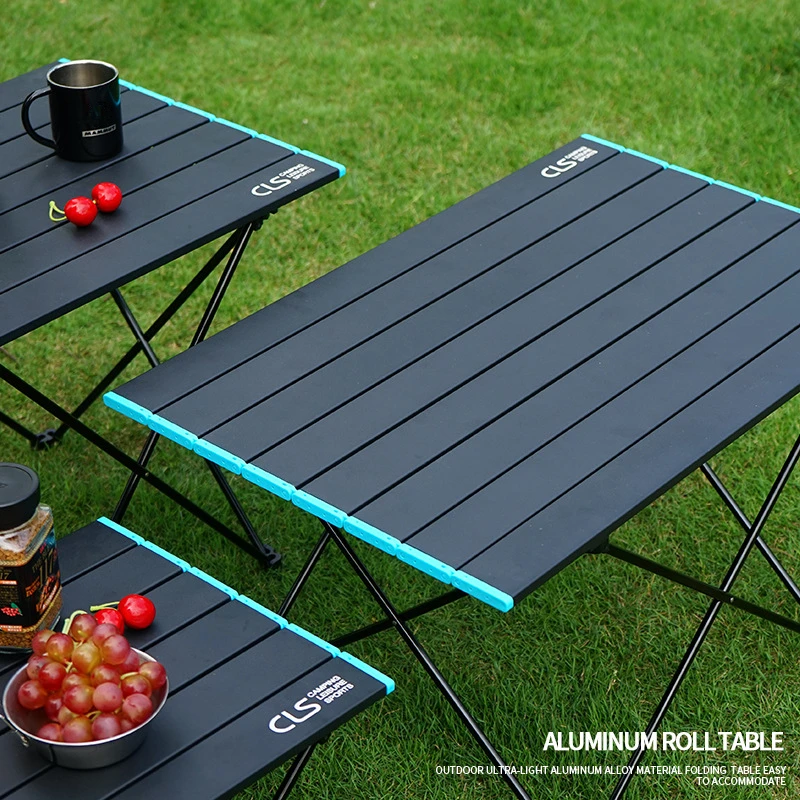 Портативный складной мини стол из алюминиевого сплава для барбекю кемпинга