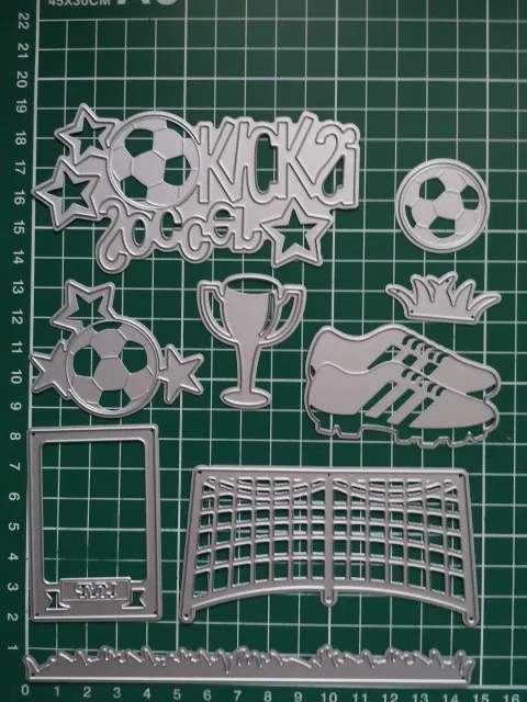Набор для футбола металлические режущие штампы трафареты DIY скрапбукинга