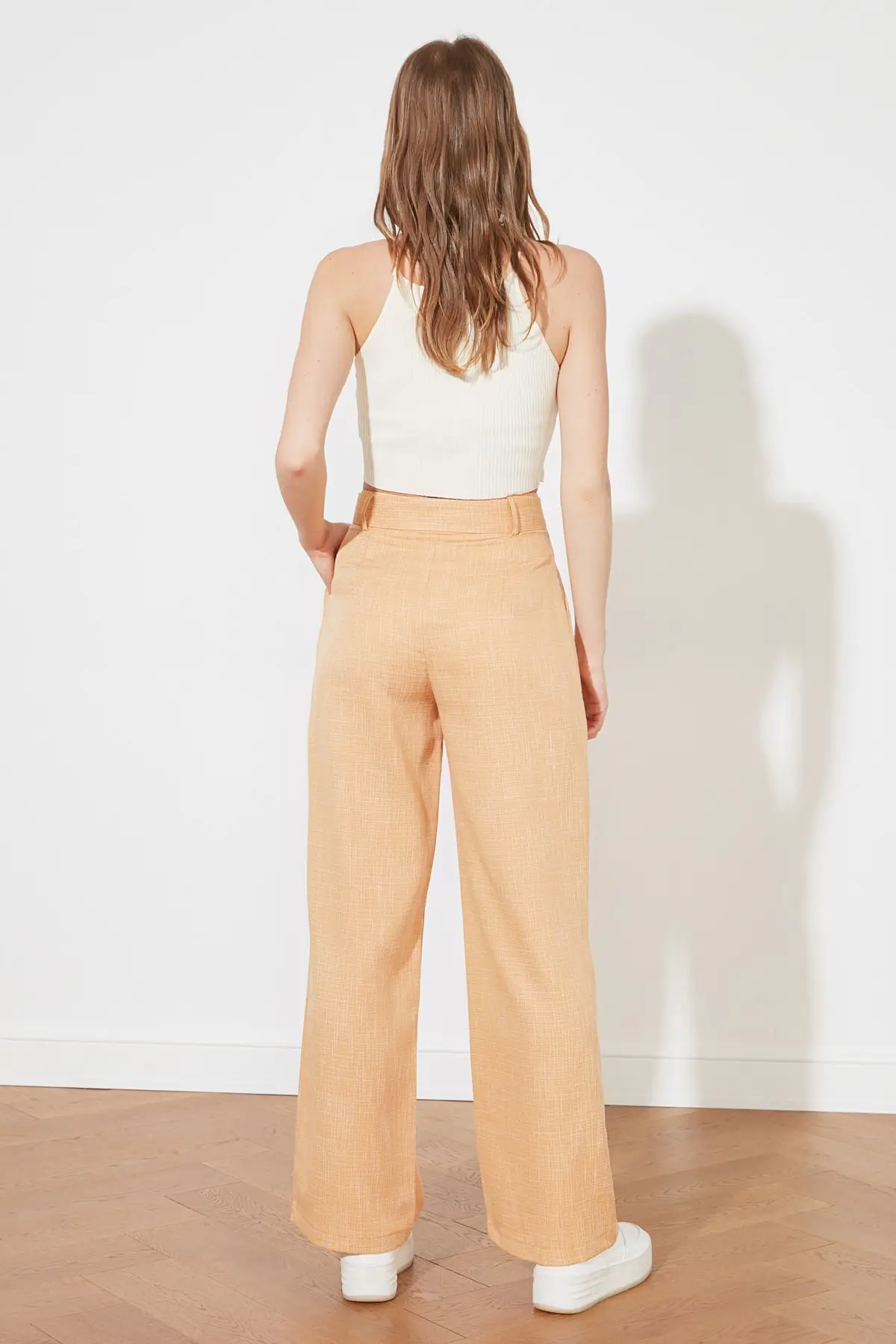 

Women Summer Spring Yellow Arches Pants