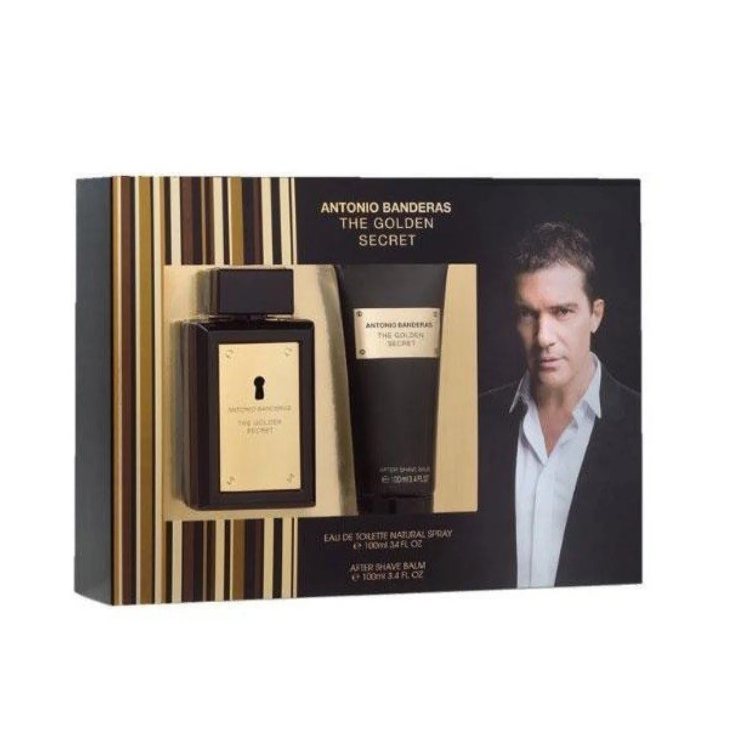 ANTONIO BANDERAS Golden Secret Edt 100 ml + After Shave Balm 100 ml Men's Perfume