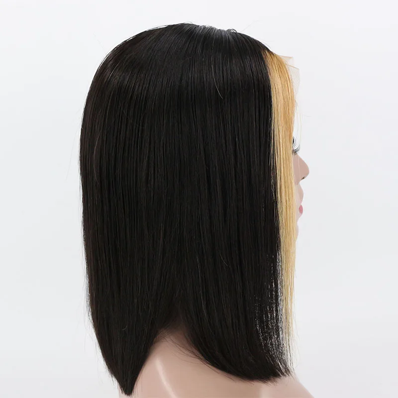 Holy Belle #27 хайлайтер короткий Боб кружевной фронтальный парик бразильские